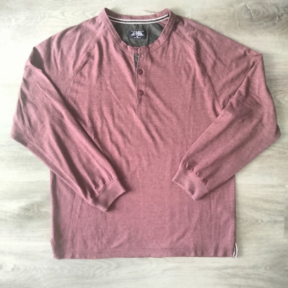 Jared Union Made Men’s Long-sleeve Henley Shirt